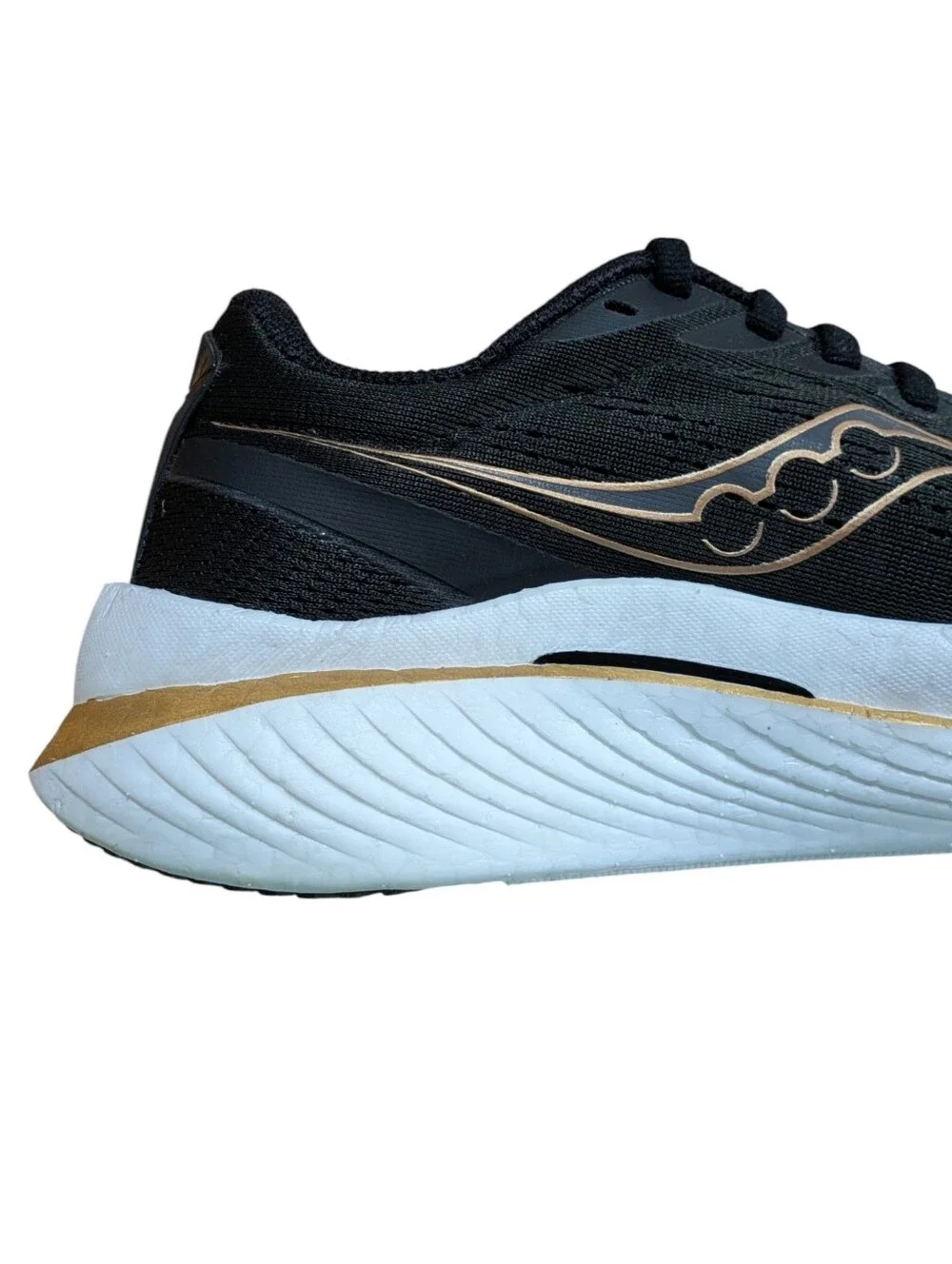 Saucony Endorphin Speed 3 Black Gold Running Shoes Size 7